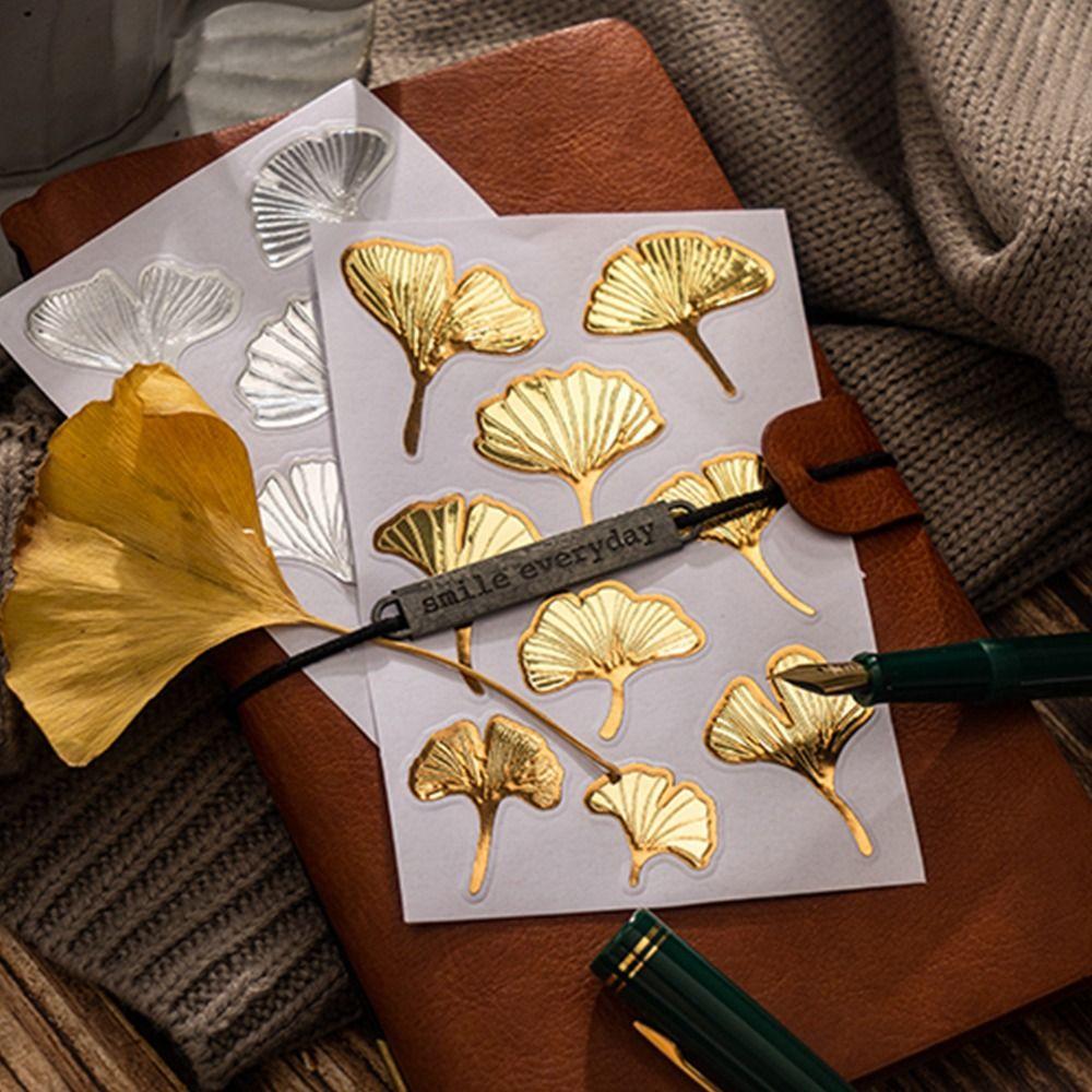 

Альбом Декоративная наклейка Золотая фольга Лист Наклейки Журнал Дневник Наклейки Кленовые листья Наклейка