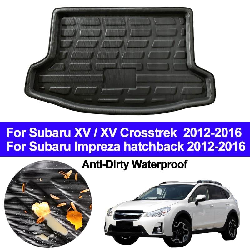 

Задний багажник автомобиля, багажник, напольные коврики, коврик для Subaru XV/XV Crosstrek/Impreza Hatchback 2012-2014 2015 2016