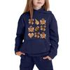 Kids Hoodie Halloween Print Pullover Sweatshirt Long Sleeve Casual Hooded Top for Boys Girls Soft Comfortable Fabric