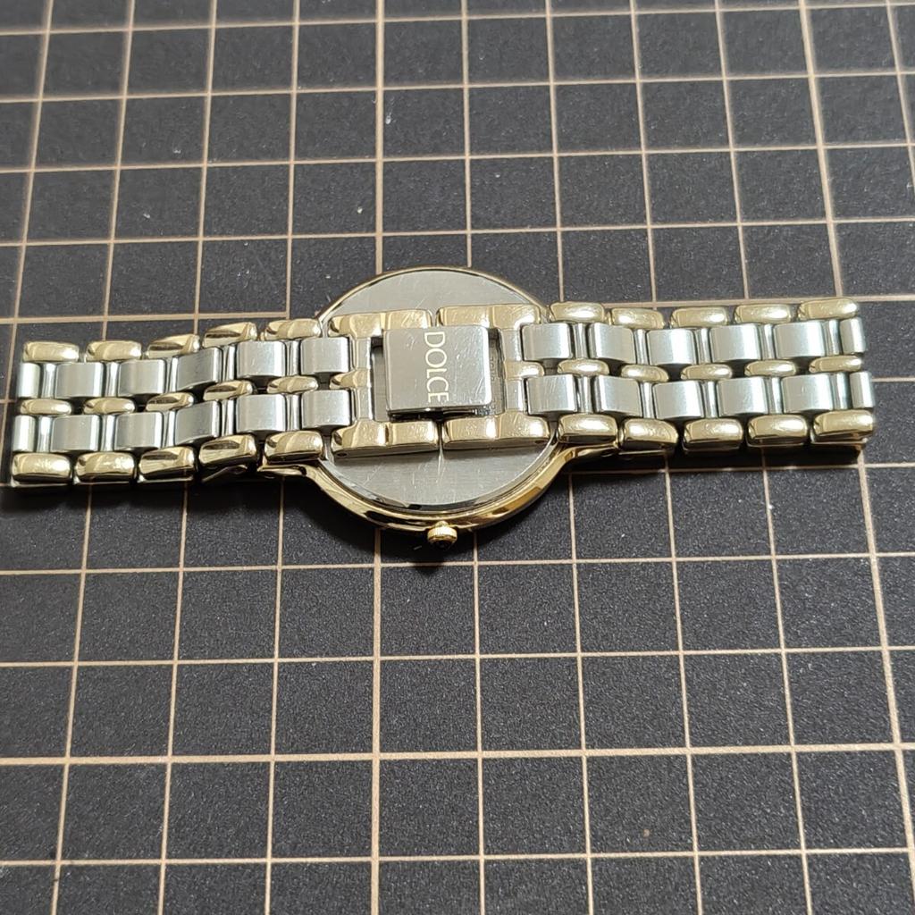 SEIKO Dolce Round GP x SS Silver Dial Quartz Watch [Working Condition] 8J41-6090 Men's (Management K26se)