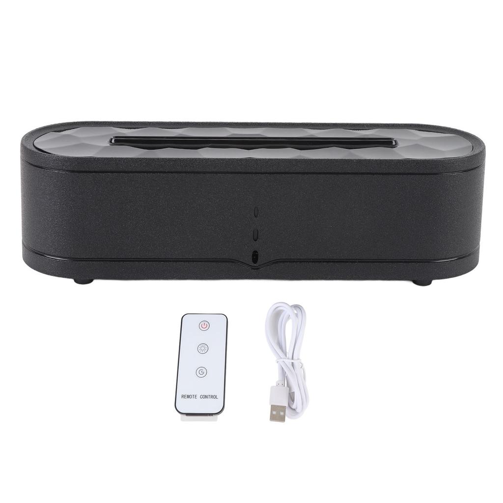 Flame Diffuser with Remote Control Colorful Quiet USB Flame Essential Oil Diffuser Humidifier for