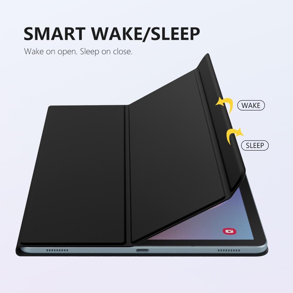 Case For Samsung Galaxy Tab S6,Ultra Thin Magnetic Stand Cover With Pencil Holder For Galaxy Tab S6 Anti-Fall Smart Case