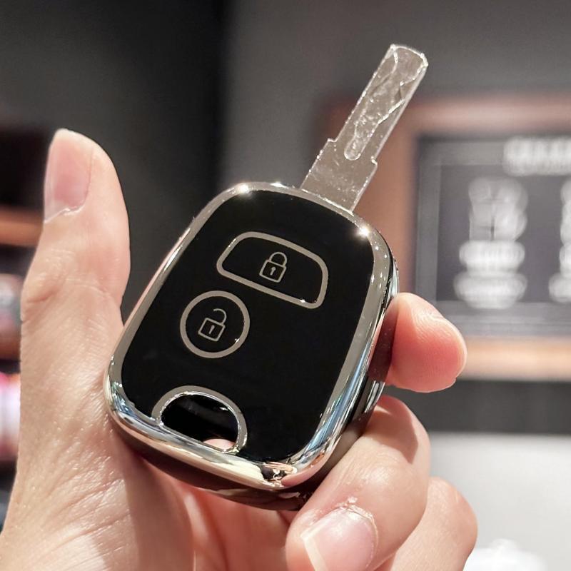 Husa FOB pentru chei pentru Citroen C1 C4 pentru Peugeot 106 107 206 207 306 307 406 407 Auto Shell Fob Protector TPU Carcasa pentru chei de la distanta Cov
