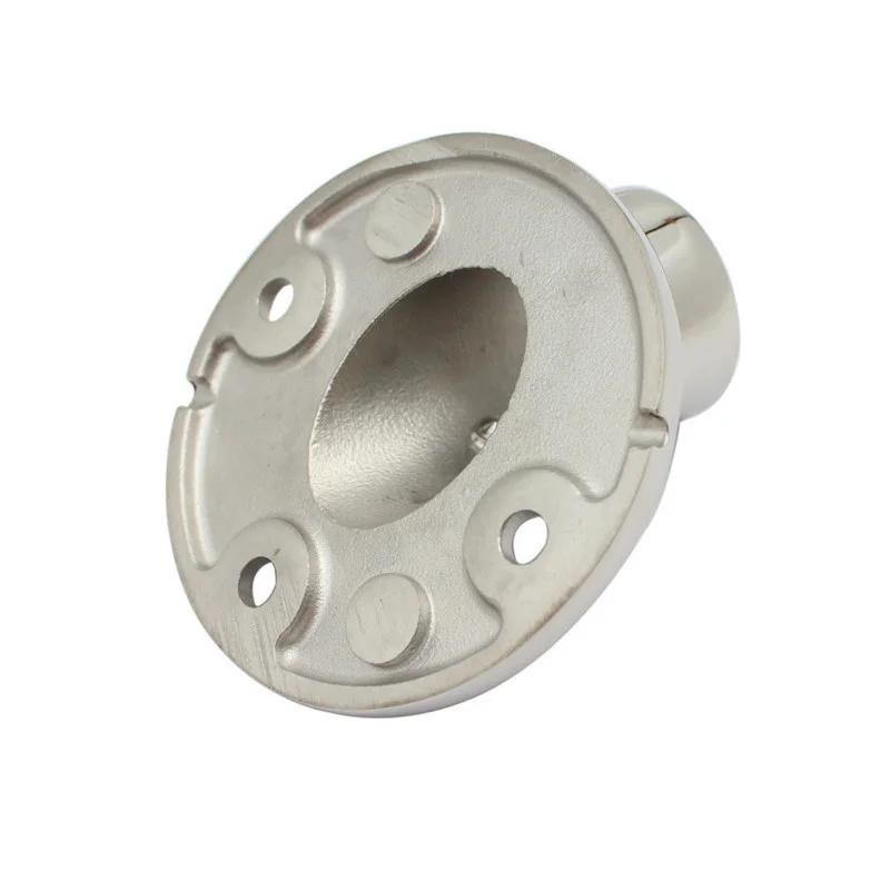 Tub rotund bază balustradă țeavă balustradă 90/60/45/30 de grade Marine 316 oțel inoxidabil 22/25mm montaj accesoriu pentru barca cu vâsle