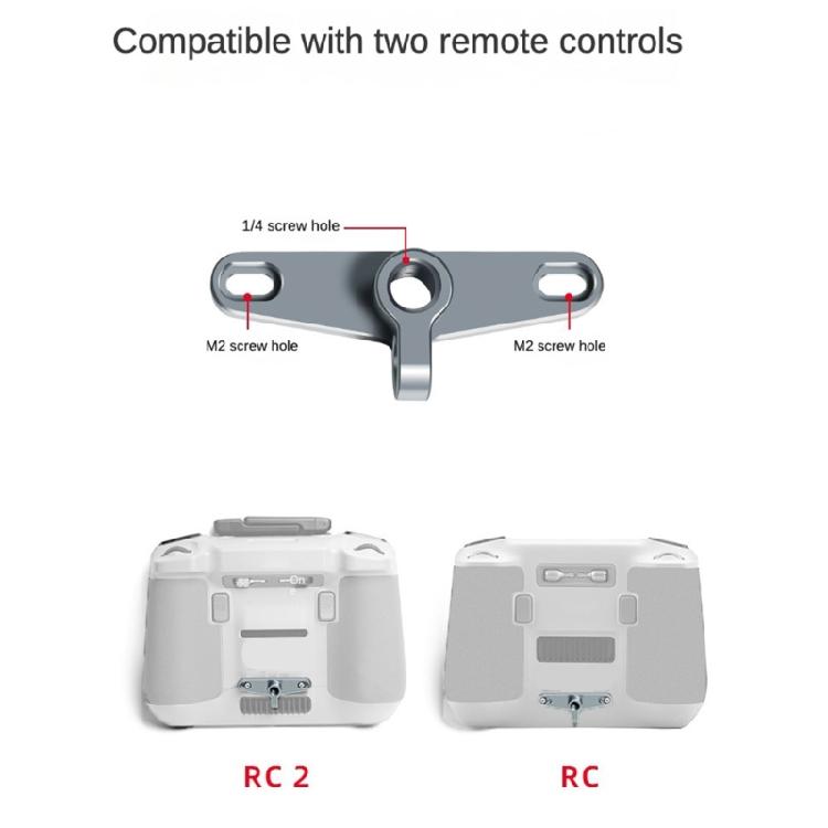 Aluminum Bracket Holder Lightweight For  RC2 Screen Remotes For Bike Mounts And Tripods