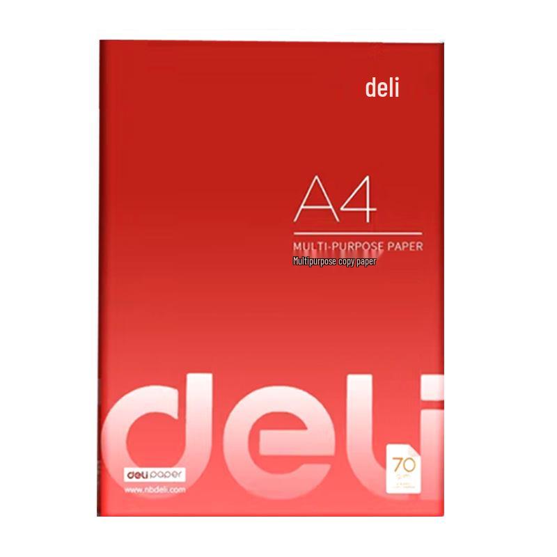 Deli Multifunctional A4 70g Printing & Copy Paper - 100 Sheets/Pack for Drafting, Writing, Drawing & Calculations
