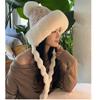Winter Hat Female Cute Antlers Hairball Ear Protectors Plush Hat Christmas Thickened Northeast Lei Feng Hat Cycling Hat