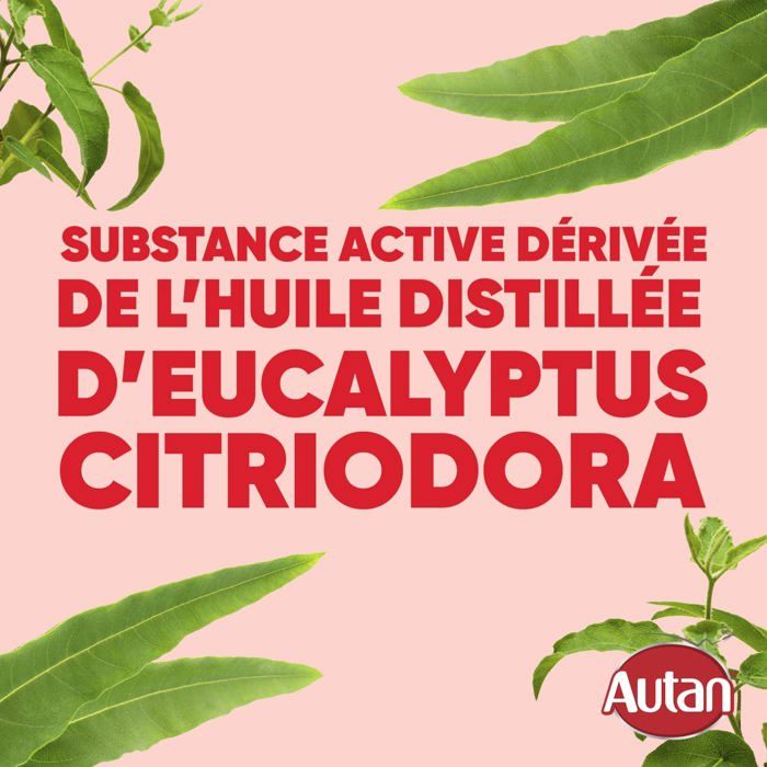 Autan botanicals spray corps - répulsif anti-moustiques - substance active à base de plantes - 6h de protection - 1 spray, 100ml