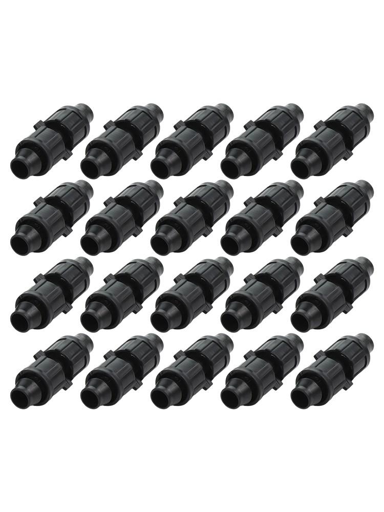 20 Piece Set Drip Tape Coupling Hose Joint Irrigation Connector