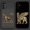 Lamassu Assyrian Mesopotamian Phone Case For Samsung S24,S21,S22,S23,S30,Ultra,S20,Plus,Fe,Lite,Note,10,9,5G Black Soft Cover