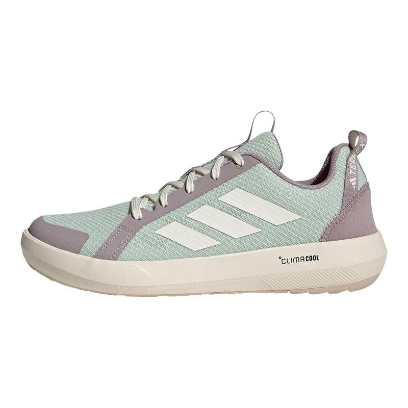 adidas Terrex Boat unisex PU fabric low-top hiking shoes light green JS2955 43