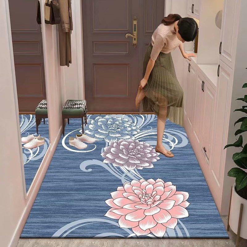 Carpet Simple Corridor Carpet Long Hallway Area Rug Hotel Mall Wedding Hall Runners Floor Mat Kitchen Aisle Mat