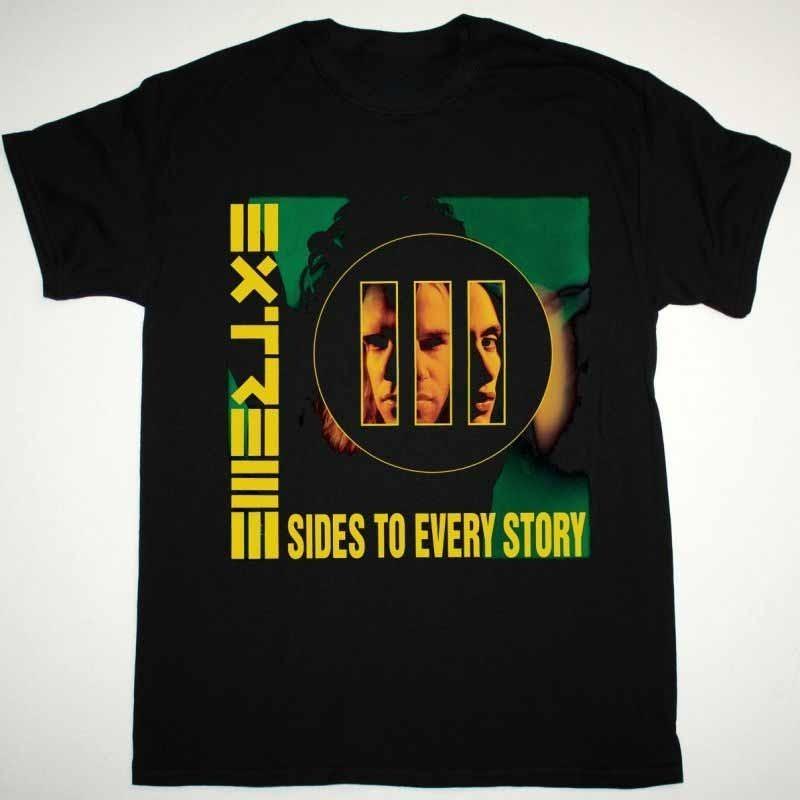 Extreme Band EXTREME III SIDES TO EVERY STORY Shirt Black Unisex S-5XL E1905 XXXL