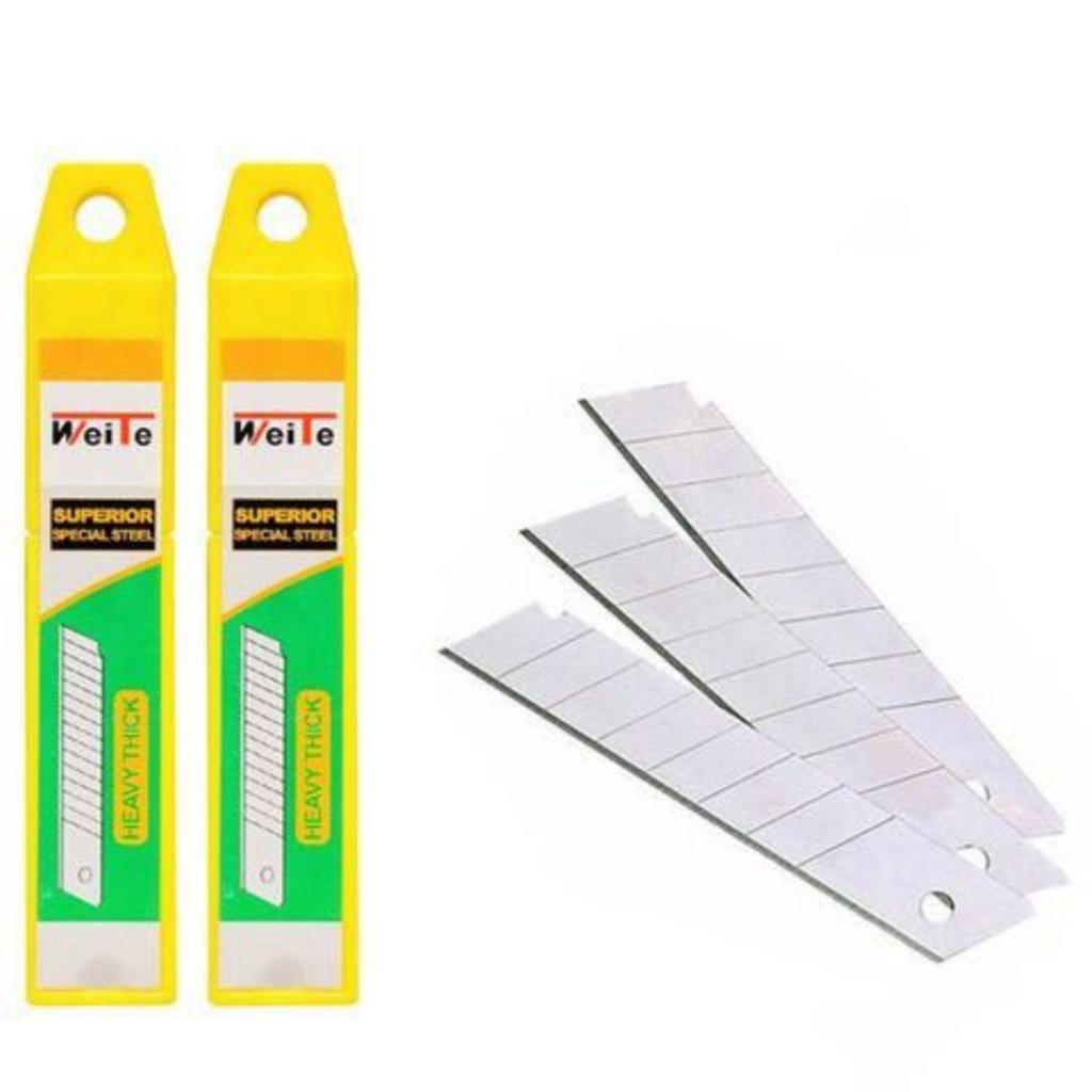 Large 18mm Thickened Utility Knife Blade - Sharp Wallpaper and Industrial Paper Cutter Blade
