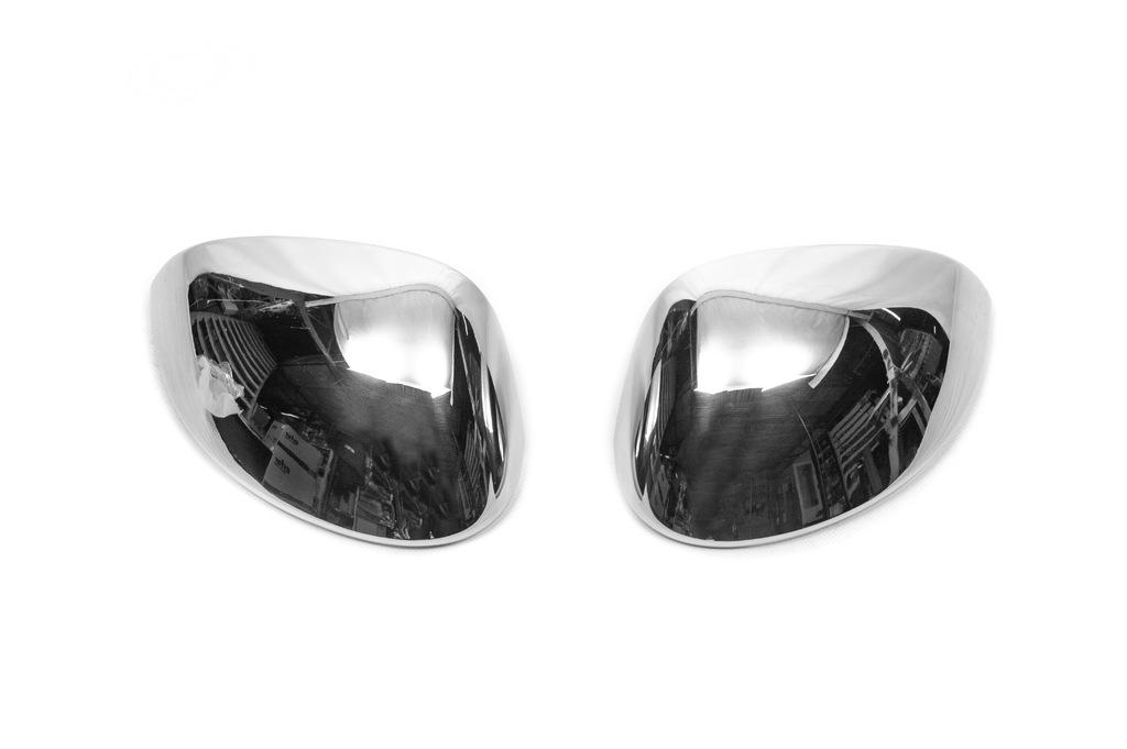 Covers for Mirrors (2010-2012, 2 Pieces, Stainless Steel) for Seat Leon