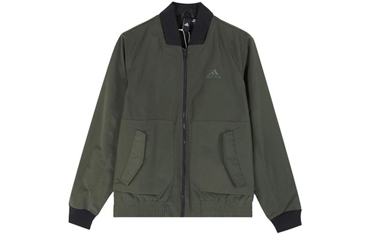 Adidas EI JKT FL BOMB Jacket Men s Light Gray Green DT2487 L