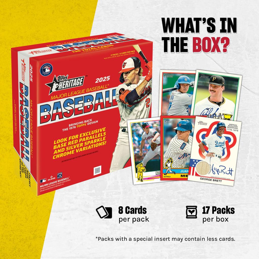 2025 Topps Heritage Baseball - Megabox.