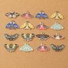 10 Stück Niedliche Emaille Schmetterling Charms Anhänger für Schmuckherstellung Halskette Ohrringe Armband DIY Zubehör Zubehör