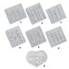 Professional 3D Nail Embossing Mold Reusable Silicone Template For Salon Home Manicure Nail Art Manicure Accessories