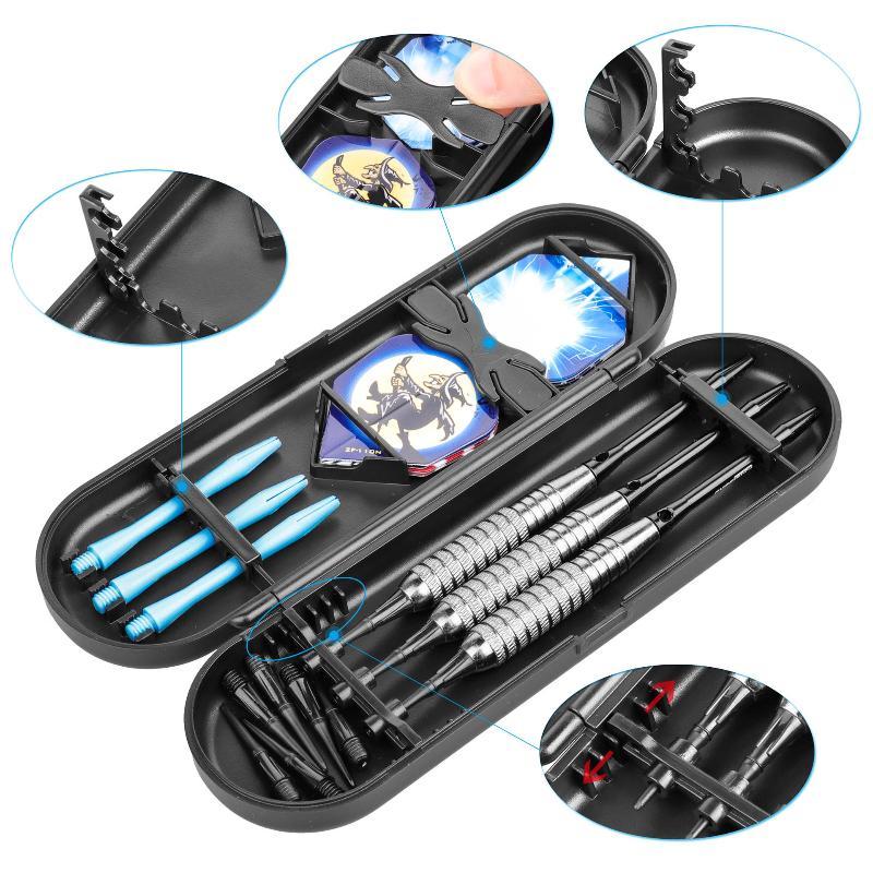 1Pz Borsa Organizer per Freccette Porta Punte Porta Aste Custodie da Trasporto Accessori Borsa da Trasporto Borsa Vuota Contenitore per Freccette per Casa Esterno