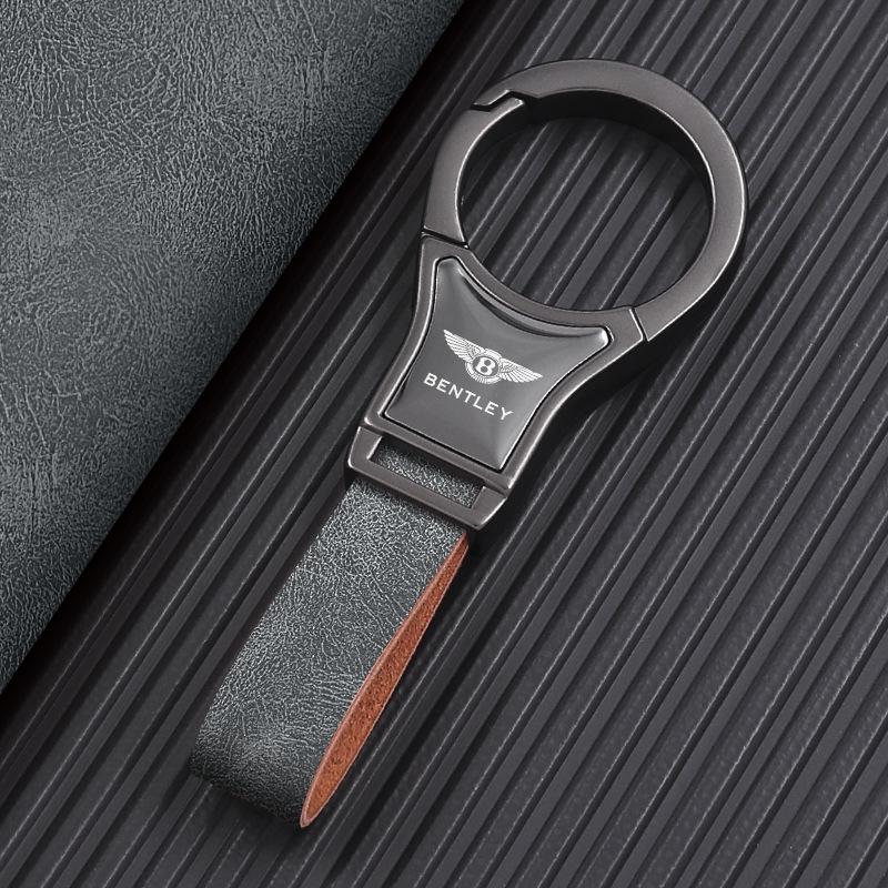 New 2025 Men's Waist Key Ring for Bentley Flying Spur, Bentayga, Continental, and Mulsanne Cars.