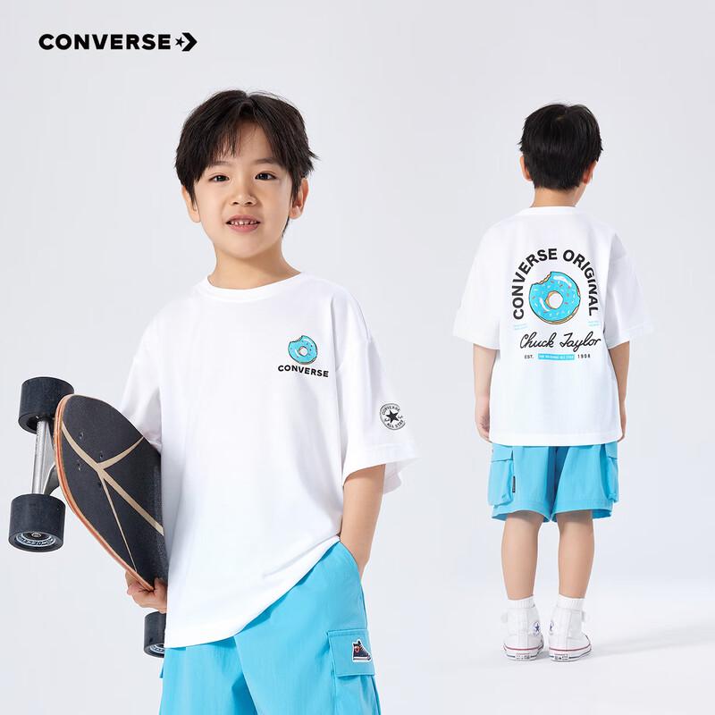 Converse 2025 Summer Kids  Unisex Donut Cooling Short Sleeve Tee XL