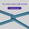 LIJIA M12 8-Pin X-Type Industrial Ethernet Cable