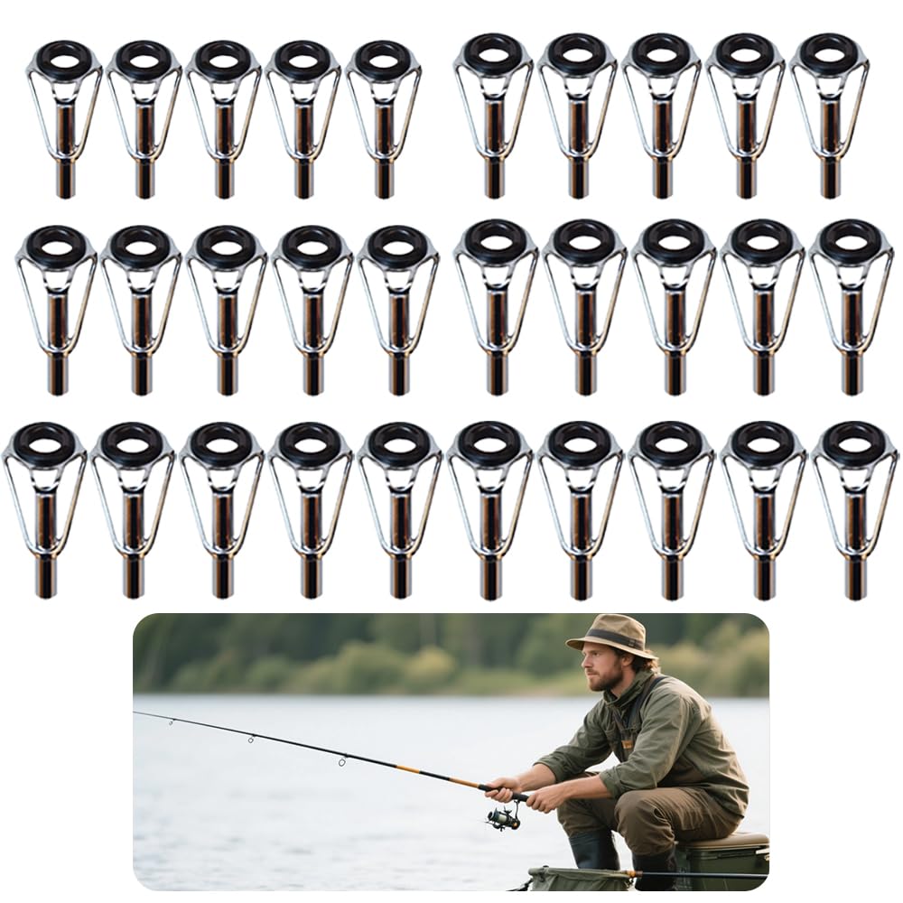 HAUUFENN Top Guide Rod Tip Guide Set of 30 Inner