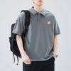 Summer Thin Short-sleeved POLO Shirt Men's Solid Color T-shirt Men's Lapel Thin Short T-top