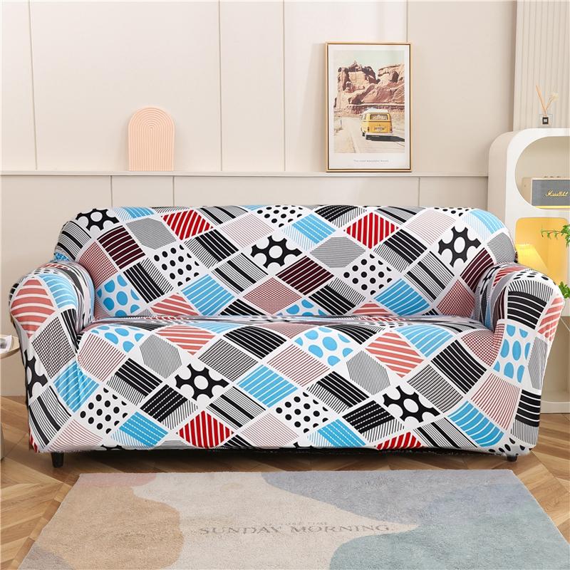 1/2/3/4-Sitzer Stretch-Sofabezüge Couchbezug Sofaüberwürfe Möbelschutz für Ecksofa Chaiselongue Überwürfe