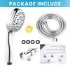 5 Functions Filtered Shower Head, Detachable Bathroom Handheld Shower Head with Holder High Pressure Hand Held Showerhead