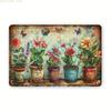 2D Vintage Iron Metal Tin Sign with Advanced Protective Coating and Universal Design Theme Perfect for Home Office