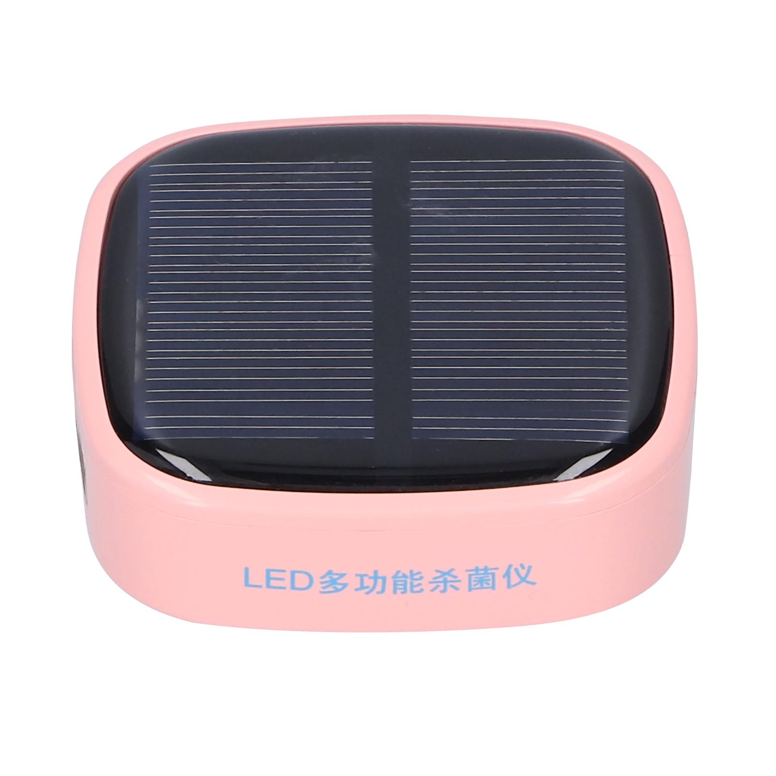 

Многофункциональная светодиодная УФ-очистительная машина, портативное наружное ультрафиолетовое чистящее устройство, розовый цвет
