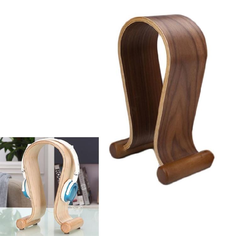 Supporto per Cuffie Headset in Legno per la Casa Display Stand Portaoggetti