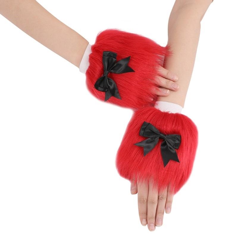 

Womens Modern Sleeve Subculture Wrist Gloves Wrist Warmer Gloves Glove Fingerless Gloves for Halloween Party