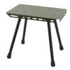 Portable Folding Stool Lightweight Aluminum Oxford Fabric Seat Cushion 330.7lbs Load Bearing Fishing Camping Chair for Hiking
