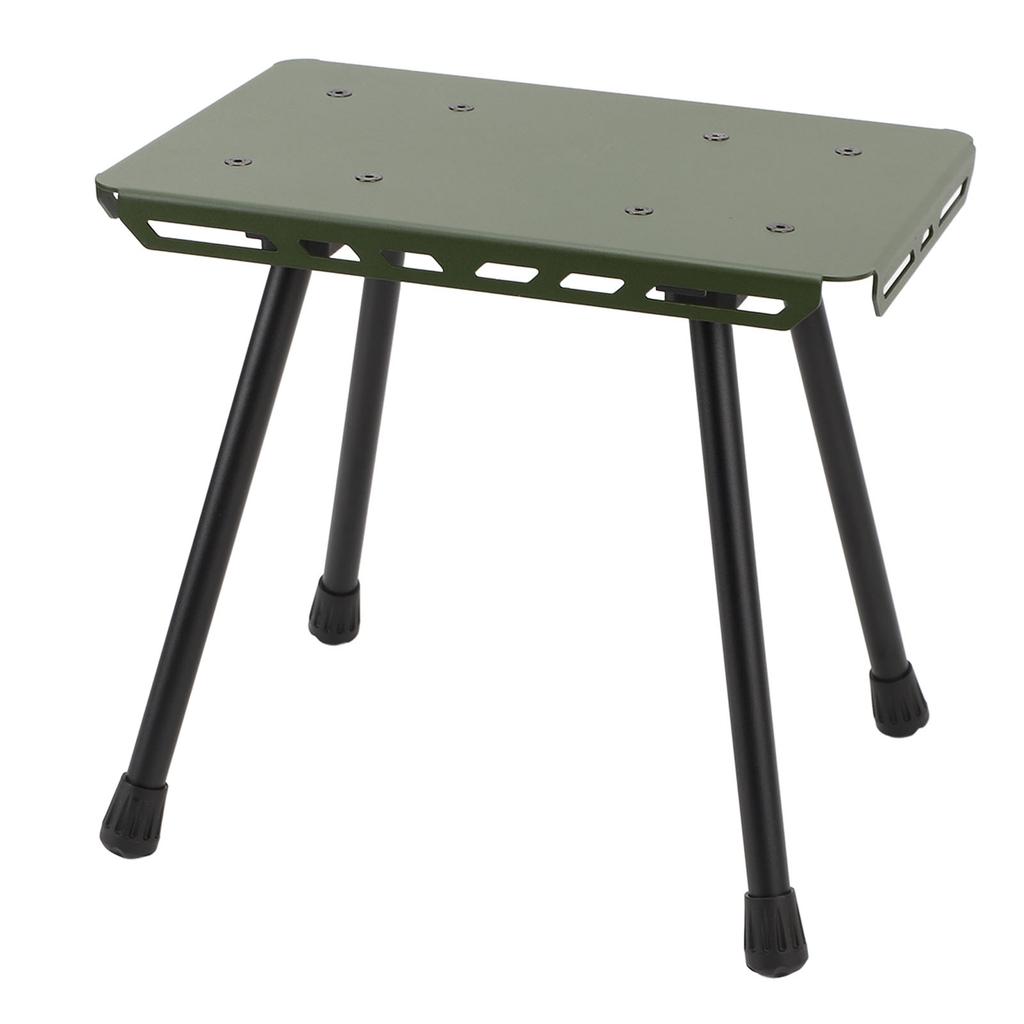 Portable Folding Stool Lightweight Aluminum Oxford Fabric Seat Cushion 330.7lbs Load Bearing Fishing Camping Chair for Hiking