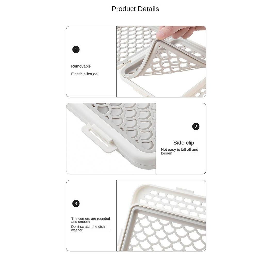Easy To Clean Dishwasher Basket Drain Dishwasher  Cleaning Storage Organizer  Silverware Flatware