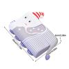 Toddler Bed Pillow Toddler Crib Pillow Breathable Ergonomic Cushion with Animal Pattern for Bedroom Travel Kindergarten Sofa