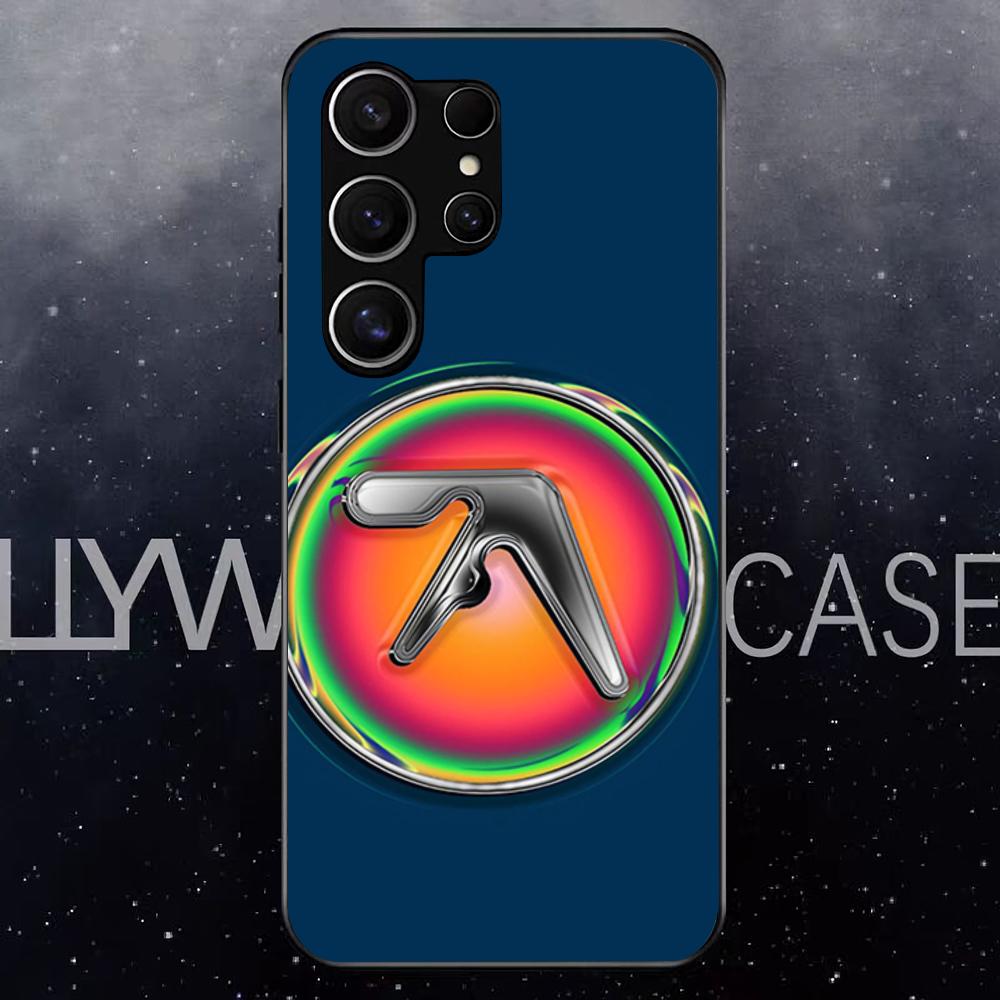 Aphex Twin-es Logo Handyhülle Für Samsung S25 Edge Ultra S23 S22 S21 S20 Ultra Plus S24 Fe A54 A53 A25 Glasabdeckung