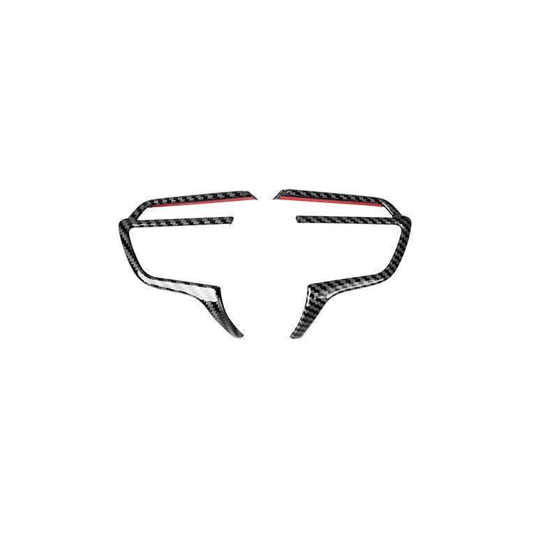 For Toyota Sienna 2021-2025 ABS Carbon Fiber Steering Wheel Control Frame Trim