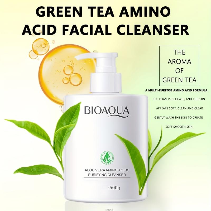 Aloe Vera & Centella Asiatica Mild Rengöringsskum, Återfuktande & Fuktgivande Formula med Hyaluronsyra och Aminosyraextrakt Ansiktsrengöring