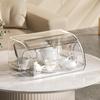 Brotkasten für Küchenarbeitsplatte Brothalter mit Deckel Make-up-Organizer Schreibtisch-Aufbewahrungsbox für hausgemachtes Brot Bagels Muffins Brötchen