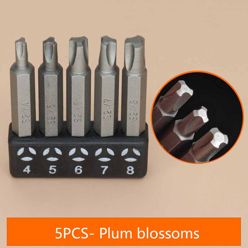 5/7/13pcs Special-shaped Screwdriver Bits Set U/Y/Triangle Shape for Electronics Appliances Socket Repair Torx Screw Removal Tools