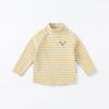 DAVE & BELLA Children's Long-Sleeve Mock Neck Striped T-Shirt