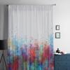 Abstract Color Paint Window Tulle Curtains for Living Room Bedroom Hotel Luxury Decoration Sheer