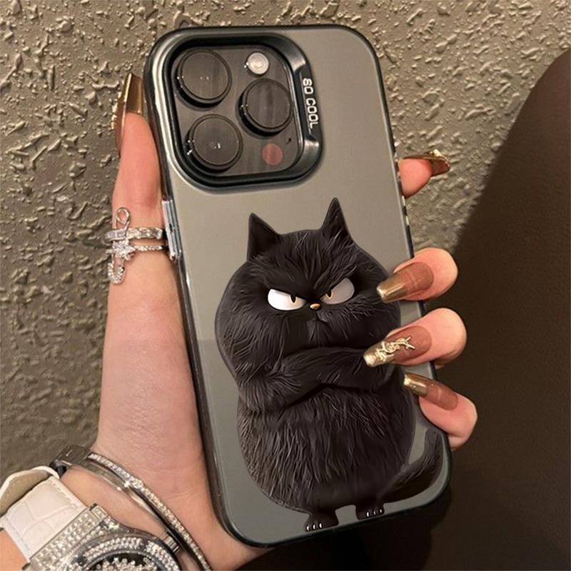 Cute White Cat Electroplate Silver IMD Phone Case For  Poco F6 X5 X6 M6 Pro 4G Mi 14 13 12 13T 14T Pro 11 Lite NE 5G Cover