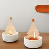Ceramic Christmas Candle Holder for Holiday Decor Tealight Candle Stand Christmas 2025 News Decoration