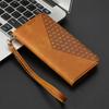 Applicable to Huawei URA 80ULTRA rhombus calf pattern leather case Honor 600Pro clamshell business suction case