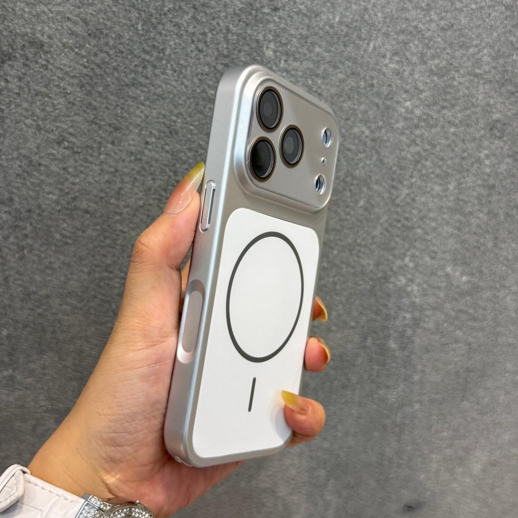 Luxus Feste Hautgefühl Magnetisch für Magsafe Handyhülle für iPhone 18 17 16 15 14 Pro Max 18Pro Schlankes PC-Kamera-Schutzhülle